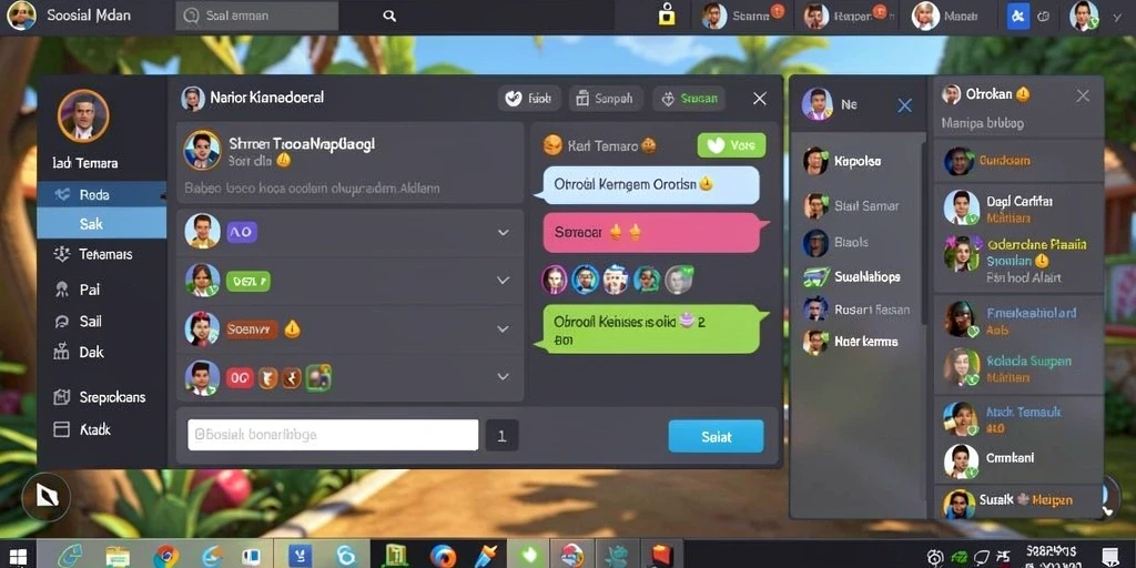 Screenshot menunjukkan momen epik dalam pertarungan.