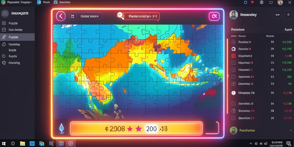 Screenshot aksi mendebarkan dalam game.