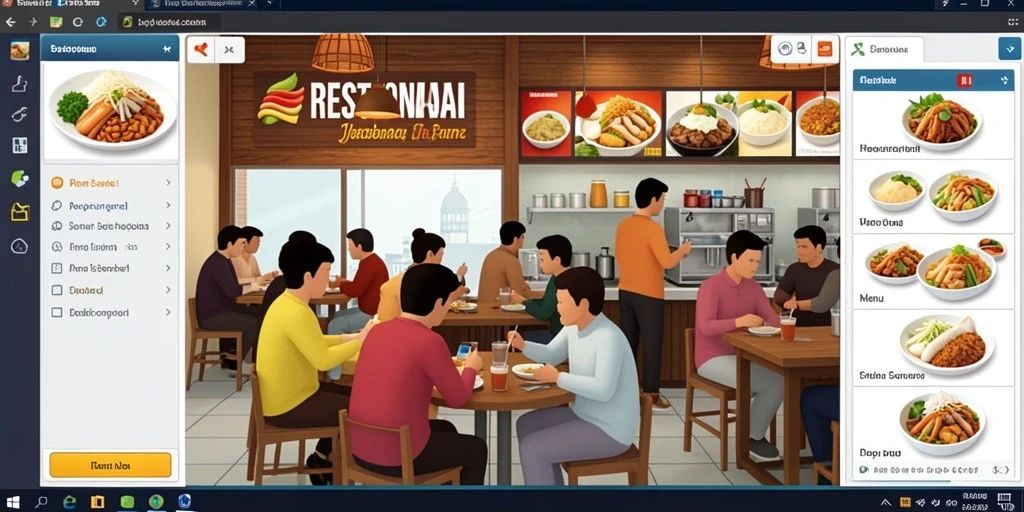 Screenshot ketiga menampilkan interaksi sosial antar pengguna.