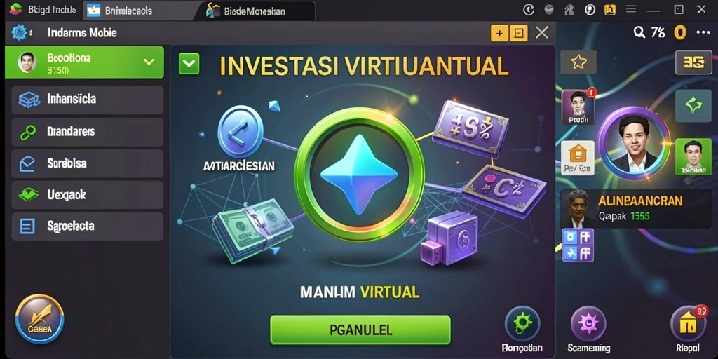 Screenshot dari aksi mendebarkan dalam permainan.